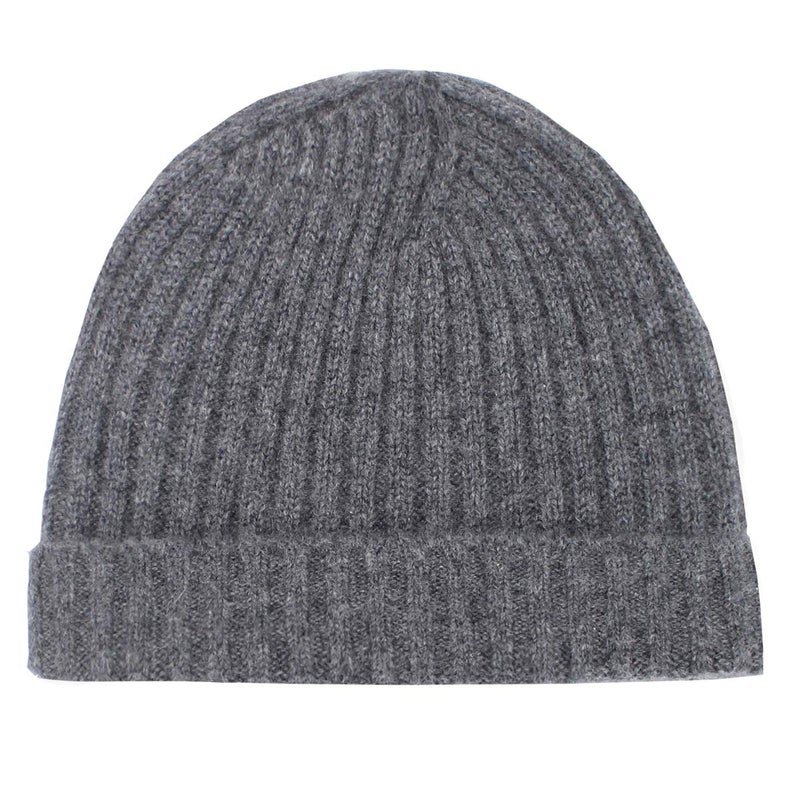 WaySoft Pure 100% Cashmere Beanie for Men, Warm Soft Mens Cashmere Hat in a Gift Box (Cool Gray) - Image 1